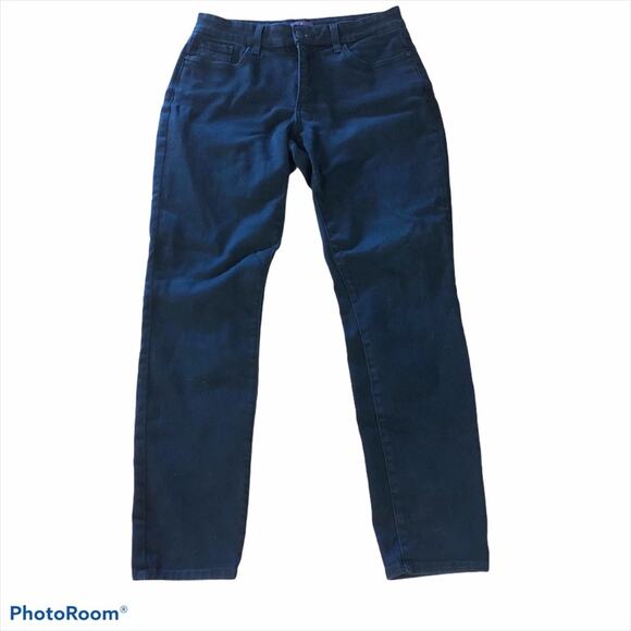 NYDJ black soft denim legging jeans 6 - Picture 1 of 9